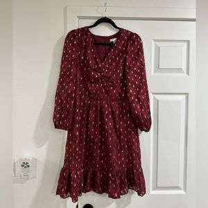Dress with Gold Detail